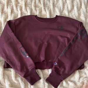 Cropped champion sweatshirt